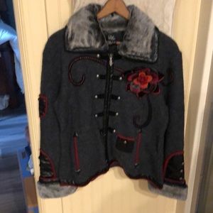 Covelo clothing boiled wool jacket